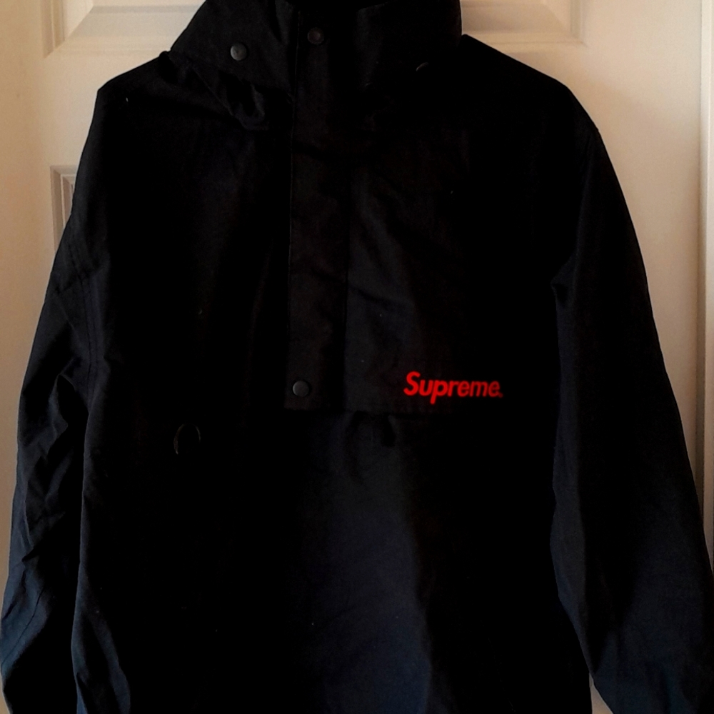 Black Supreme Goretex Pullover Size M